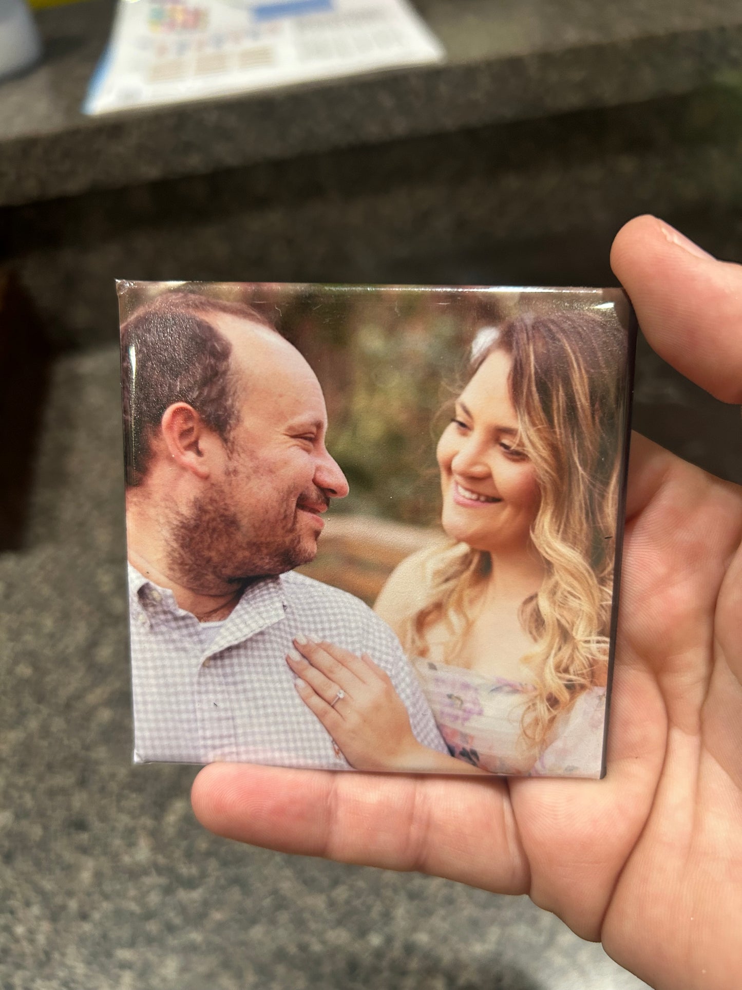 Custom Photo Magnet Square 3x3” Set of 4